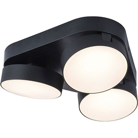 [GEBRAUCHT] B-Ware Lutec LED Deckenspot Stanos CCT 3-flammig dimmbar schwarz Deckenlampe App (1/2)