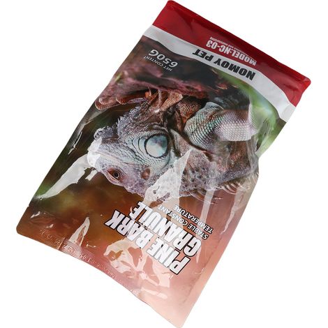 650 g/sac de copeaux fins d'écorce de bois naturel, substrat pour reptiles, gros grains (1/5)