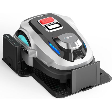 Robot Lawnmower without Peripheral Cable, Up to 1600 m², RTK Navigation and AI Vision, Detection of Over 300 Obstacles, U-Mowing, App Multi-Zone Management and Height 20-60 mm (1/5)