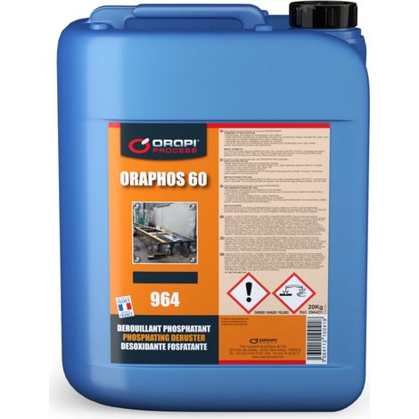 Détergeant alcalin Oraphos 60 - Bidon de 1L - ORAPI - 2964I2