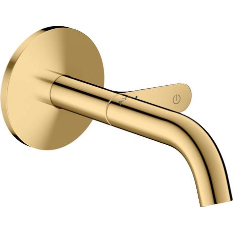Axor One - Unterputz-Waschtischarmatur mit Ablaufgarnitur, EcoSmart, poliertes Gold-Finish 48180990