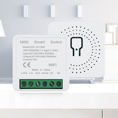 Disjoncteur intelligent DS-1311WN 16 A, boîtier de dérivation intelligent, tension : 100-240 V CA 50/60 Hz (1/5)