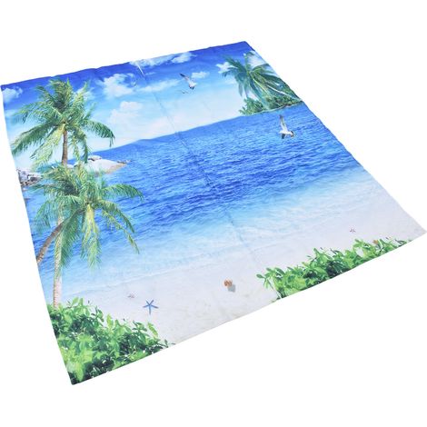 Rideau occultant suspendu en fibre de polyester, imprimé numérique innovant, pour la maison, 170 x 200 cm / 66,9 x 78,7 pouces, type 36 (1/5)