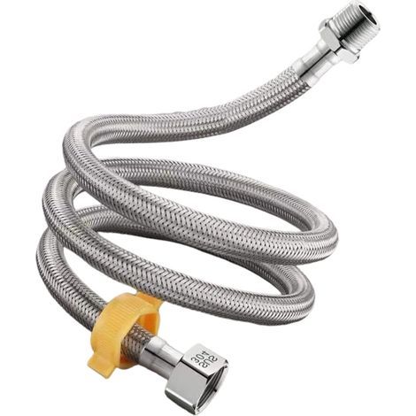 Tuyau d'entrée de chauffe-eau, tuyau Flexible en acier-500CM (1/2)
