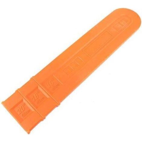 16Pouces Barre de tronçonneuse Housse de Protection Fourreau Protecteur Guide Universel scie à chaîne Accessoires Rouge (1/4)