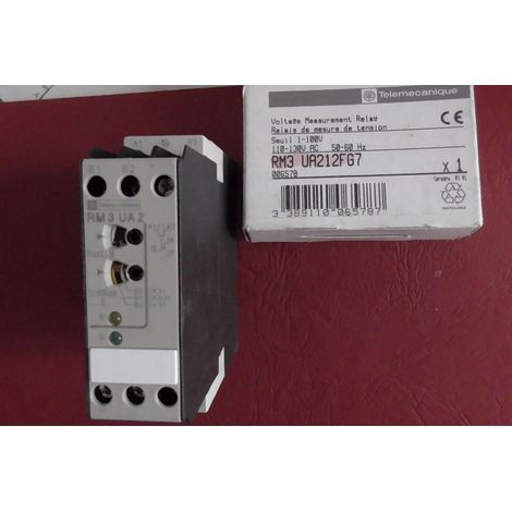 Telemecanique RM3-UA212FG7 Voltage Measurement Relay 110-130V SCHNEIDER