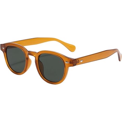 Gafas deportivas para ciclismo, ideales para ciclismo al aire libre y actividades de aventura. Montura marrón con lentes verdes. (1/4)