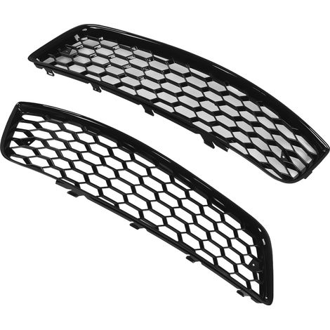 Ensemble de 2 baguettes de finition noir brillant pour grille de feux antibrouillard avant, référence 8P0807681D, compatible avec Audi A3 8P 2009-2013 (1/5)