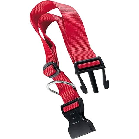 COLLARE PER CANE 'CLUB C' mm 45 / 70 x 25 - rosso- 2 pezzi - FERPLAST
