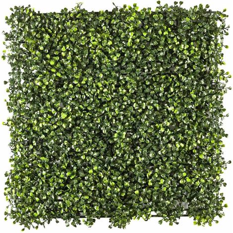 Mur Végétal Artificiel "Feuillage" 50x50cm Vert