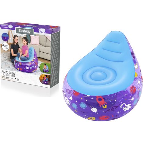 bestway Astro Glow Led Fauteuil gonflable multicolore enfant (1/5)