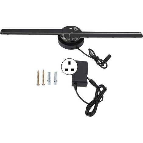 TMISHION ventilateur de projecteur holographique Ventilateur d\'hologramme 3D 224 perles son videoprojecteur Prise britannique (1/4)