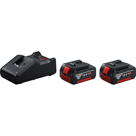 Juego de 2 baterías GBA 18V 4.0Ah + cargador GAL 18V-40 BOSCH - 1600A019S0