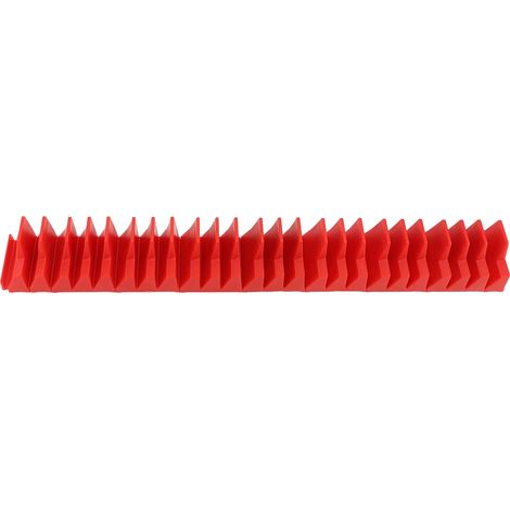 Range-clés en plastique rouge compact polyvalent modulaire organisateur de rangement pour clés (1/5)