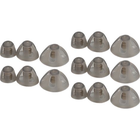 Bouchons d'oreille de rechange professionnels en silicone monocouche à dôme ouvert pour appareils auditifs. (1/5)