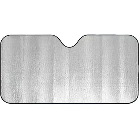 Universeller 140 x 70 cm großer, faltbarer Sonnenschutz für die Autofront mit 2 Saugnäpfen und 2 Gurten.
