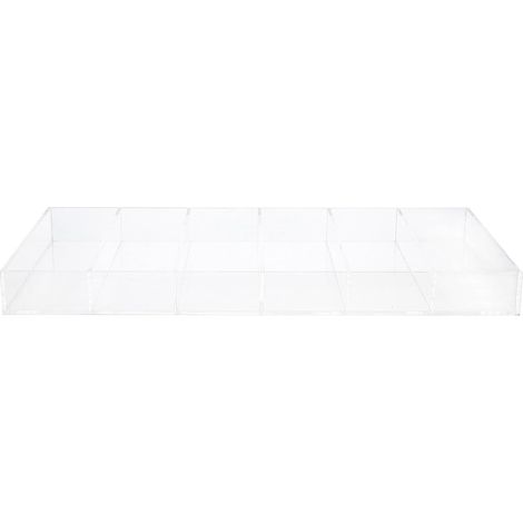 Kosmetik Organizer aus glattem Acryl mit 6 Fächern und (1/5)