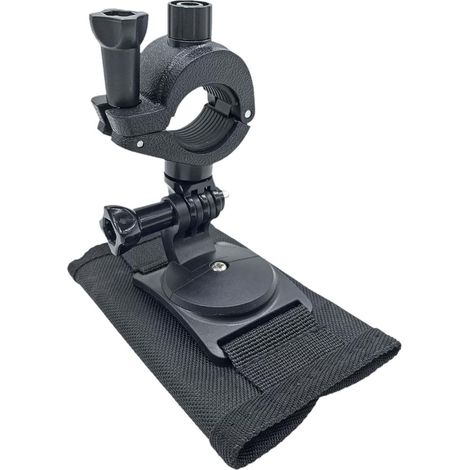 Backpack Lamp Holder, Portable, Easy to Install, 360° Rotation and Adjustable Angle