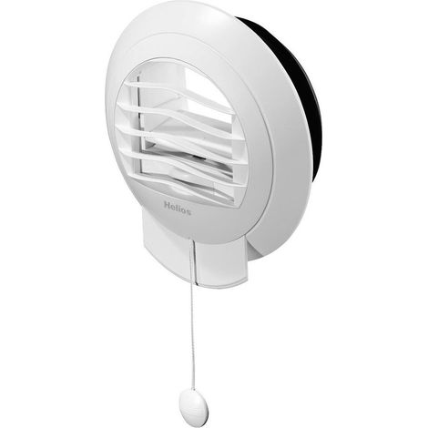 Helios AE GB 15/30 Abluftelement für Grund- und Bedarfslüftung 15/30m3/h, Kunststoff, Weiß