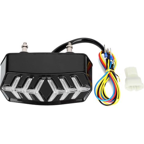 Feu arrière moto avec clignotants et feu stop compatible Honda MSX125 CBR650F CTX700 CTX700N (1/5)