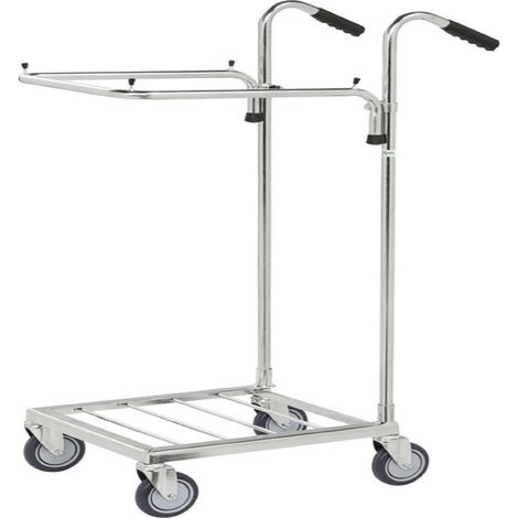 Carrello porta sacco ESD per sacchi da 125 l 660x385x1090 Kongamek KM153-SS-ESD