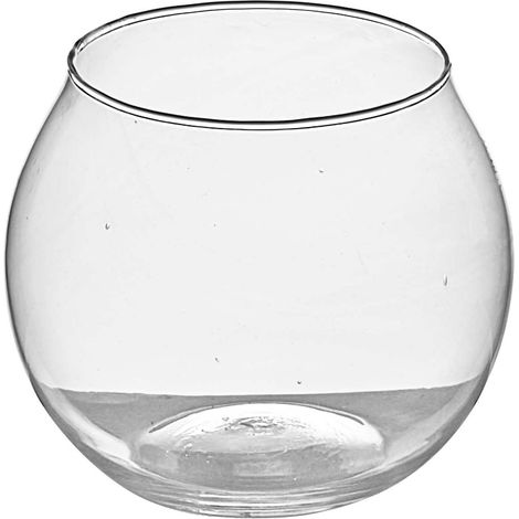 ARPIMEX Vaso Sfera Vetro H 8 Cm D 10 Cm