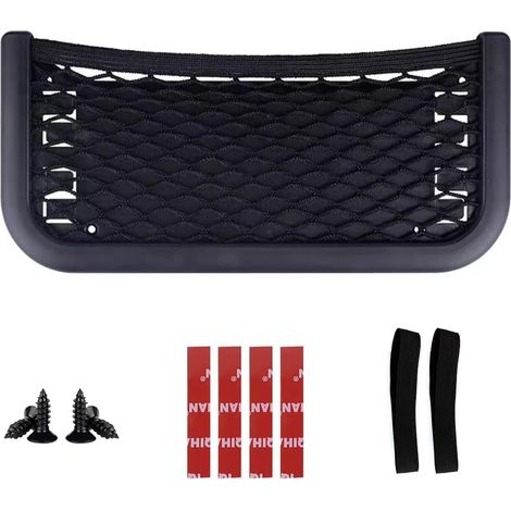 Auto-Aufbewahrungsnetz, drei Installationsmodi, multifunktionale Taschen-Organizer-Tasche für Utensilien, Wohnmobile, Boote und Zuhause