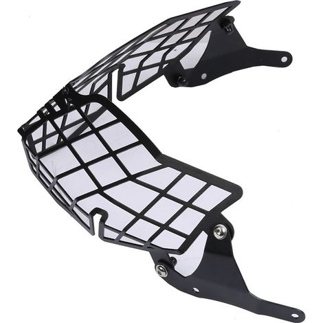 Suitable for the Benelli TRK502 and Jinpeng 500 models, this stainless steel headlight grille and protective cover is intended for retrofitting. (1/5)
