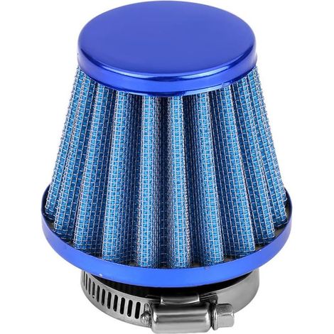 Pour Bleu Filtre à Air de Moto Universel Kit de Filtre d'admission d'air pour Moto 38mm 39mm 40mm Clamp Induction Carburateur Filtre d'entrée d'air Kit (1/5)