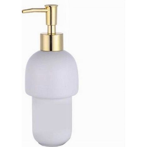 TRADE SHOP - Dispenser Porta Sapone Liquido Per Attacco A Muro Ricambio Accessori Bagno 59342 - (1/2)