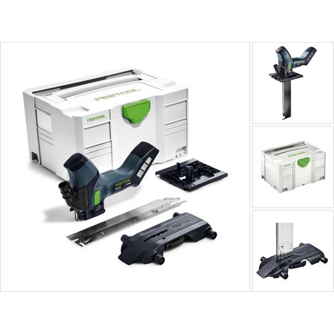 Festool – Scie sans fil 18V pour matériaux isolants 240mm – Vitesse 3000 min-¹ – Changement de lame sans outil – Compatible rails de guidage