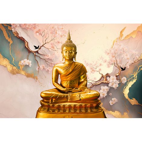 Papier peint panoramique - ZEN - Bouddha - 130 cm x 87 cm (1/2)