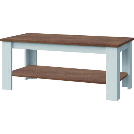 Mesa de centro Ferdore 149 , 51x60x120cm, Diámetro: 0, Aglomerado laminado, Angular