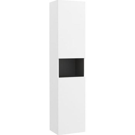 MÓDULO COLUMNA CON REPISA ABIERTA DELTA ONA 1750X300X400 BLANCO MATE