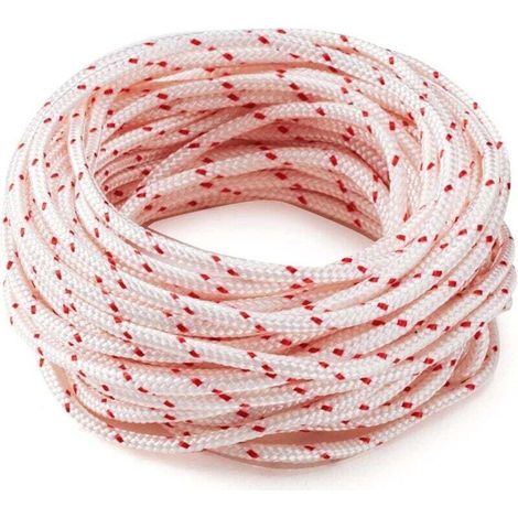 10 mètres 3.0mm Corde de démarrage de Rechange pour Tondeuse Gazon 3 mm (1/4)
