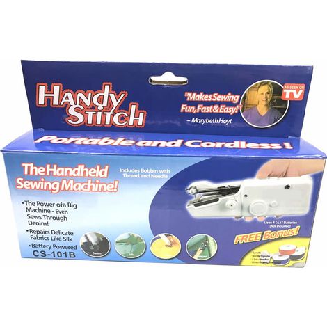 Handheld Portable Sewing Machine handy stitch Multifunctional Mini Manual Sewing Machine (1/4)