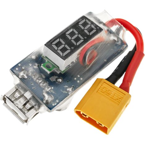 BeMatik - Contrôleur électronique de moteur ou servo 2-6S LIPO baterie USB LCD DW-0944 (1/5)