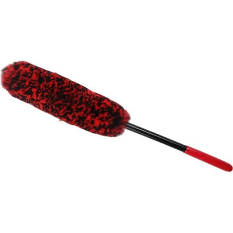 Brosses de roue automobile à poils doux non abrasifs à manche court pour l'entretien des jantes en alliage (1/4)