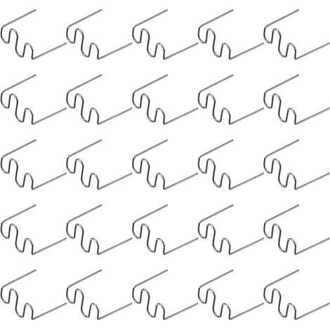 500 Pcs Baguettes de Soudage Agrafe Chaude Réparation Machine en Plastique Soudage Agrafeuse Chaude Voiture Auto Pare-Chocs Réparation Pré Coupe Vague Agrafes 0.6 Mm (1/5)
