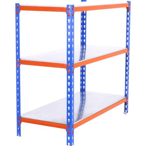 Simonrack Mensola in metallo zincato blu arancio