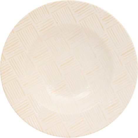 Assiette pâtes Laetitia D28cm creme - Atmosphera créateur d'intérieur (1/3)