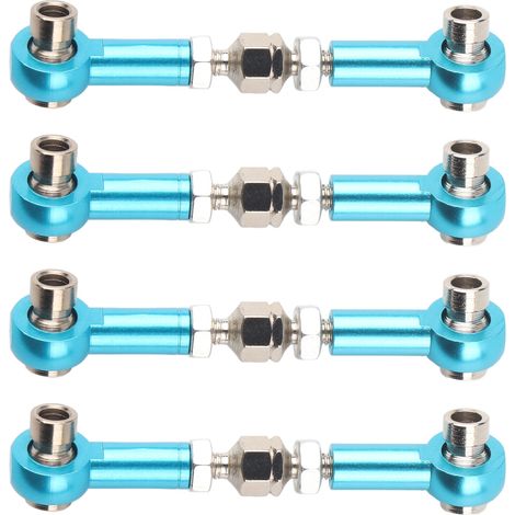 Satz mit 4 Lenkgestängen aus Aluminiumlegierung für 1/10 RC-Cars HSP 94122 (blaue Teile). (1/5)
