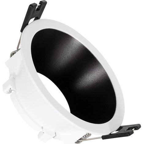 Downlight-Ring Reflect Rund für LED-Glühbirne GU10 / GU5.3 Ausschnitt Ø 75 mm Weiß / Schwarz