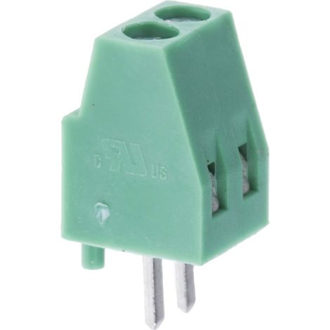 Bornier pour circuit imprimé RS PRO 2 contacts 1 rangée(s) pas de 2.54mm (1/4)