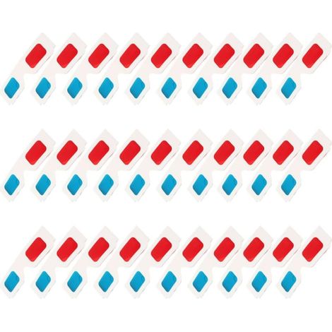 30pièces Lot Lunettes Anaglyph Carton Blanc pour Cinéma Vidéo Légères et Portables pour Festivals et Voyages (1/5)