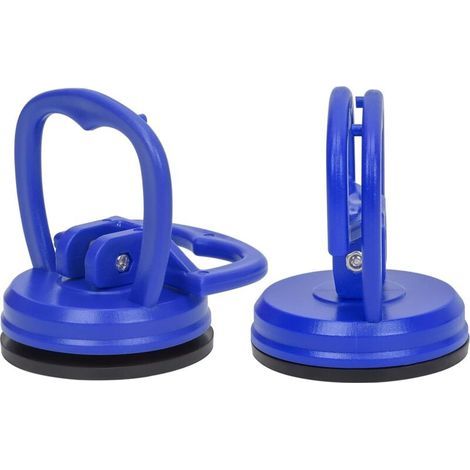 Ventouse pour retirer l'écran LCD, les petites bosses de voiture, soulever du granit, etc. - Lot de 2, bleu (1/5)