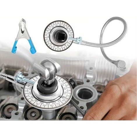 Goniometro Chiave dinamometrica 360° misuratore angolo rotazione Attacco 1/2" (1/5)