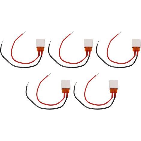 Set 5 Placi Incalzitoare PTC, 25x21x5mm, Rapida, Sigura, 220V (1/5)