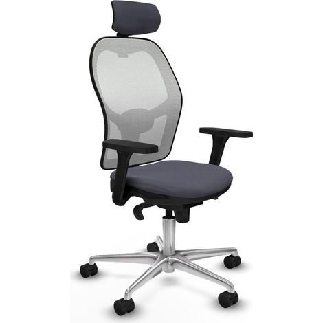 piqueras-y-crespo Ergonomischer Bürostuhl Dunkelgrau