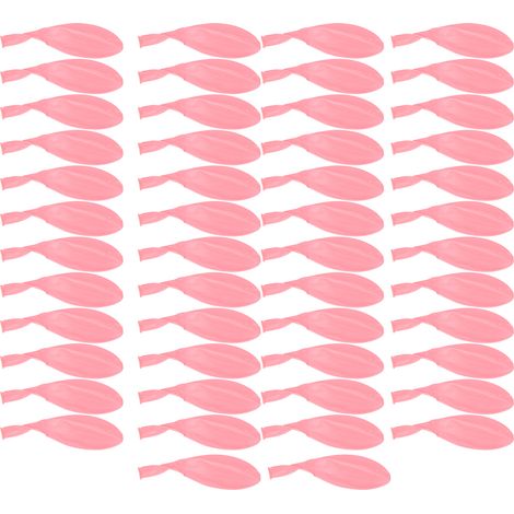 50Pcs Balloon Latex Material Air Balloons Party Decoration Floating Embellishment Pink (1/5)